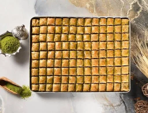 Pistachio baklava, box of 12