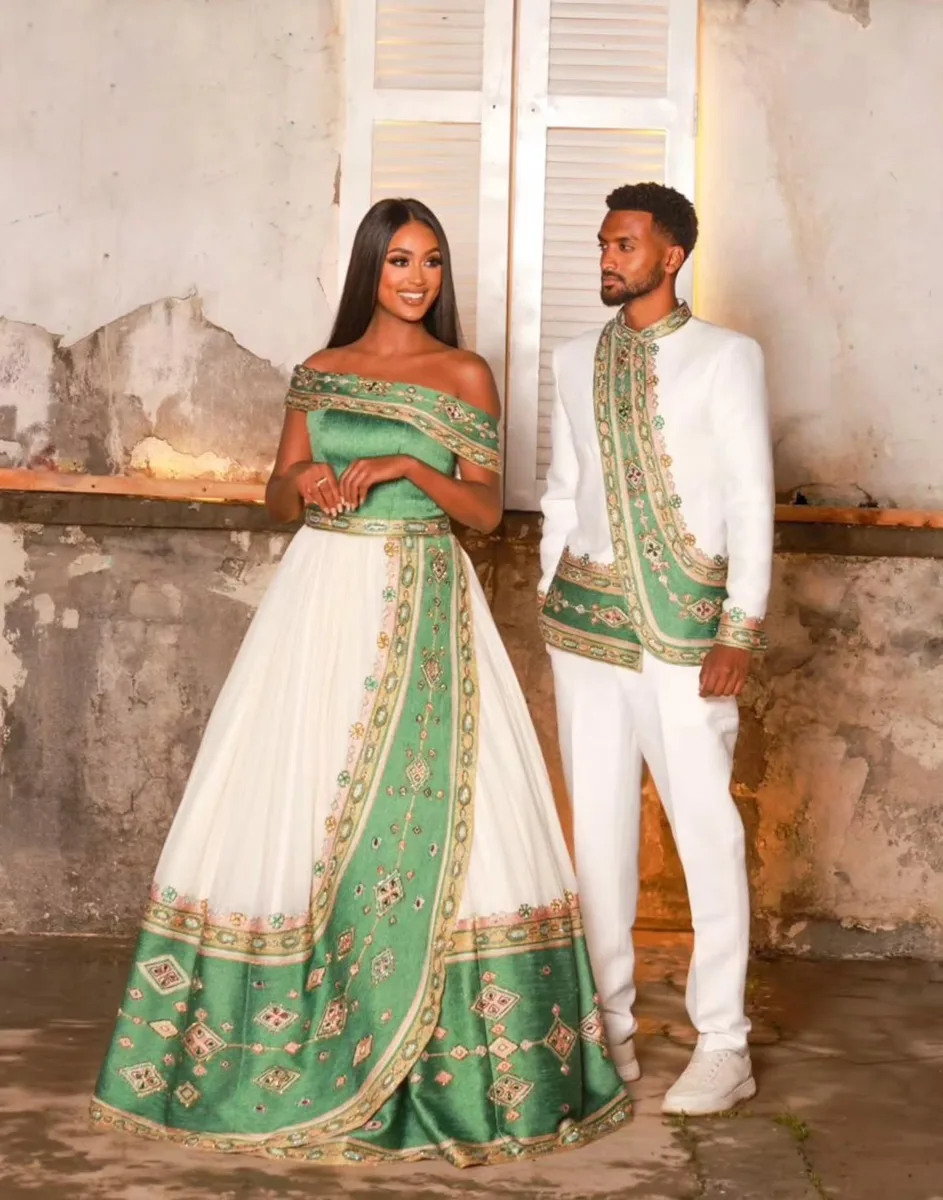 Couple's matching habesha set