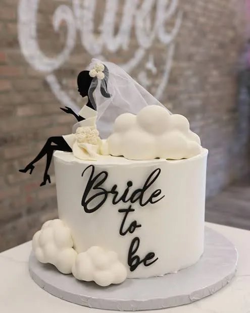 Bride-to-be cake