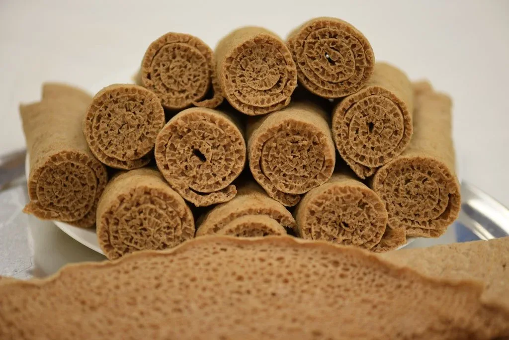 Injera rolls, tray of 40