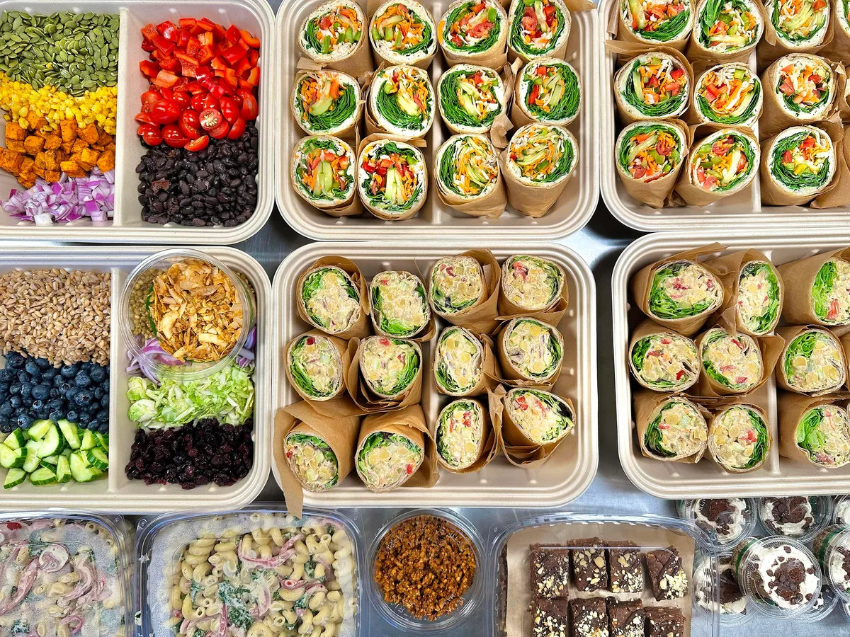 Wrap and salad spread